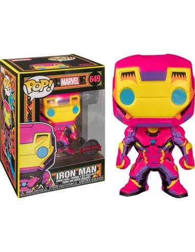 Marvel POP! Marvel Black Light Vinyl Figura Iron M