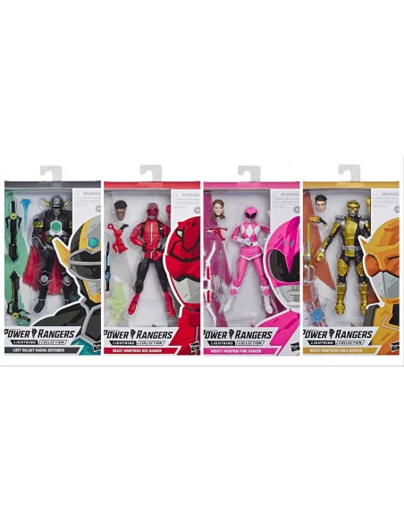 Power Rangers Lightning Pack 4 figuras Wave 2 2020-1