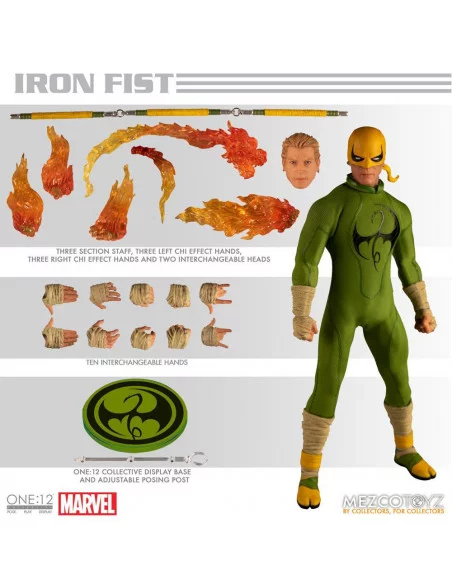 es::Marvel Figura 1/12 Iron Fist 17 cm