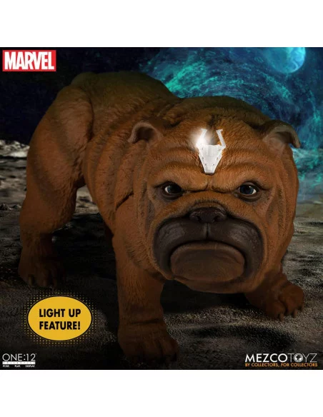 es::Marvel Universe Figuras 1/12 Black Bolt & Lockjaw con luz One:12 Collective 17 cm