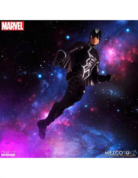 es::Marvel Universe Figuras 1/12 Black Bolt & Lockjaw con luz One:12 Collective 17 cm