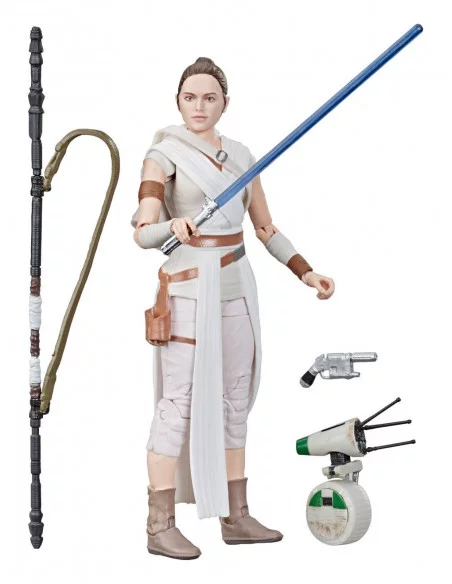 es::Star Wars Episode IX Black Series Figura 2019 Rey & D-O 15 cm