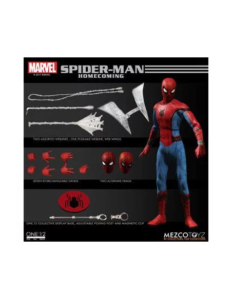 es::Spider-Man Homecoming Figura 1/12 Spider-Man One:12 Collective 16 cm