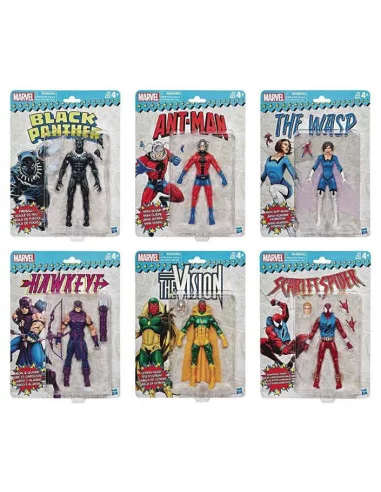 es::Marvel Legends Classic Avengers Vintage Series 6 figuras