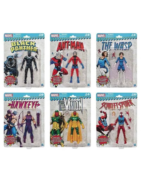 es::Marvel Legends Classic Avengers Vintage Series 6 figuras