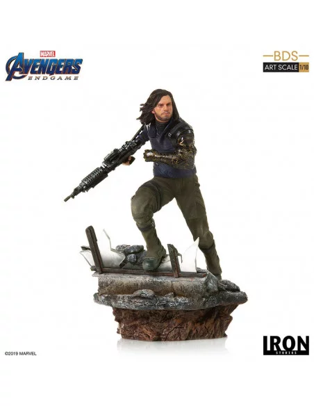 es::Vengadores: Endgame Estatua Deluxe BDS Art Scale 1/10 Winter Soldier 21 cm