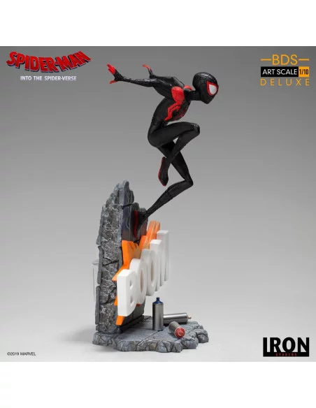 es::Spider-Man: Un nuevo universo Estatua BDS Art Scale Deluxe 1/10 Miles Morales 22 cm