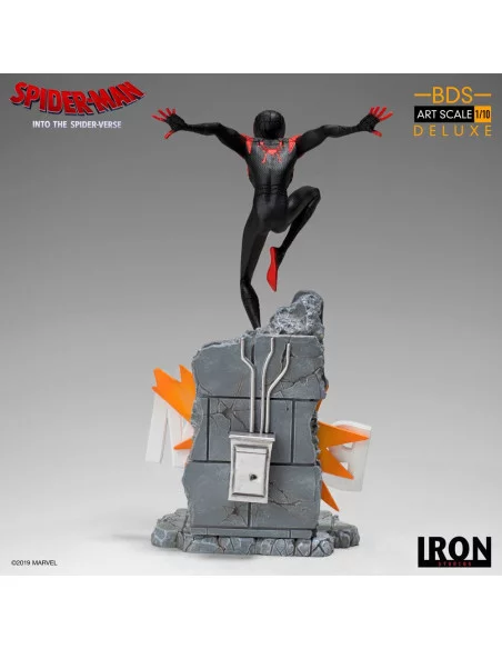 es::Spider-Man: Un nuevo universo Estatua BDS Art Scale Deluxe 1/10 Miles Morales 22 cm