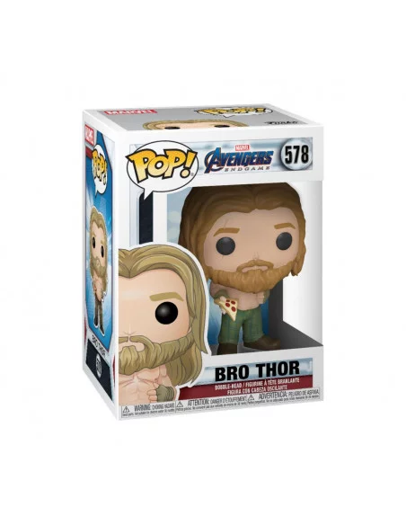 es::Avengers: Endgame POP! Movies Vinyl Figura Thor w/Pizza 9 cm