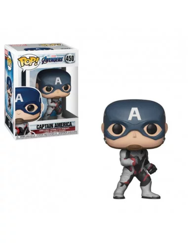 es::Vengadores Endgame Figura POP! Movies Vinyl Captain America 9 cm