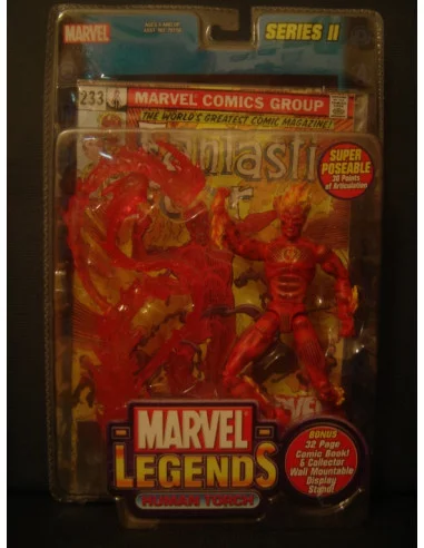 es::HUMAN TORCH, La Antorcha Humana - Figura MARVEL LEGENDS