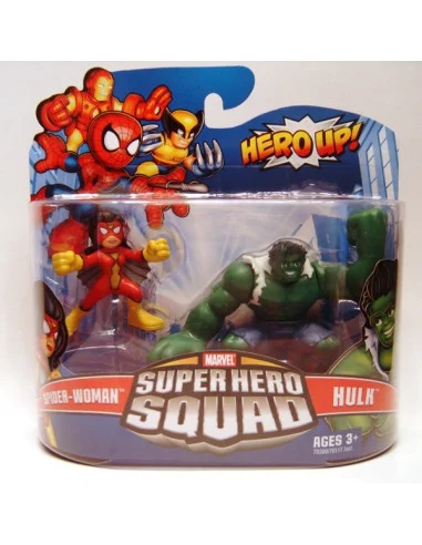 es::SPIDER-WOMAN Y HULK - Figuras Super Hero Squad