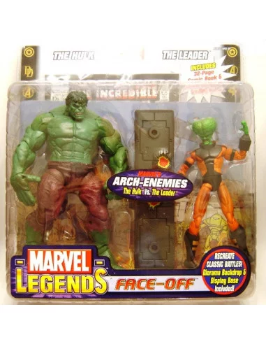 es::FACE OFF: HULK Y EL LÍDER - Pack Figuras Marvel Legends ABIERTO