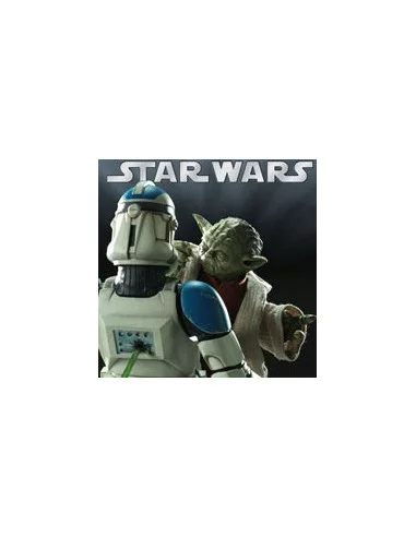 es::Yoda y Clone Trooper -Figura Premium Format Star Wars