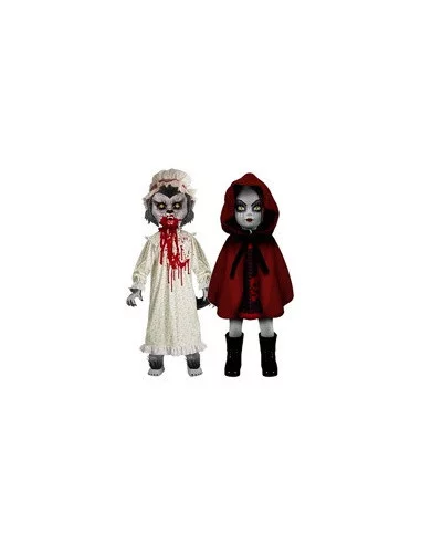 es::LDD LITTLE RED HOOD: CAPERUCITA ROJA Y EL LOBO - Figuras Living Dead Dolls