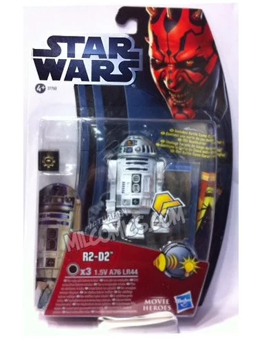 es::M.H.2012 W1: R2-D2 Electronic - Figura Star Wars Hasbro