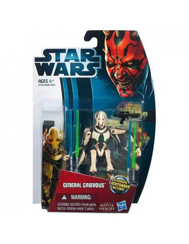 es::M.H.2012 W1: General Grievous Slashing Lightsaber - Figura Star Wars Hasbro