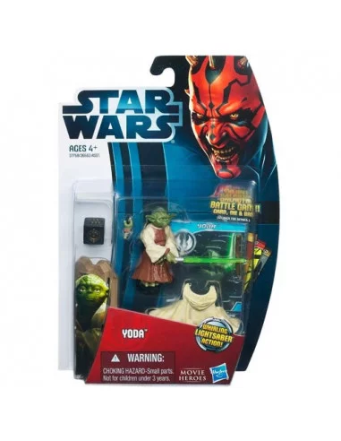 es::M.H.2012 W0.5: Yoda Whirling Lightsaber - Figura Star Wars Hasbro