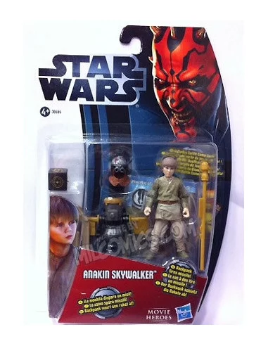 es::M.H.2012 W1: Anakin Skywalker Projectile Backpack - Figura Star Wars Hasbro