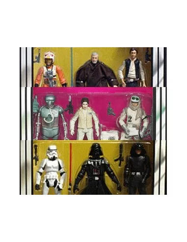 es::Villain + Hero + Rebel SET- Figuras Star Wars Hasbro