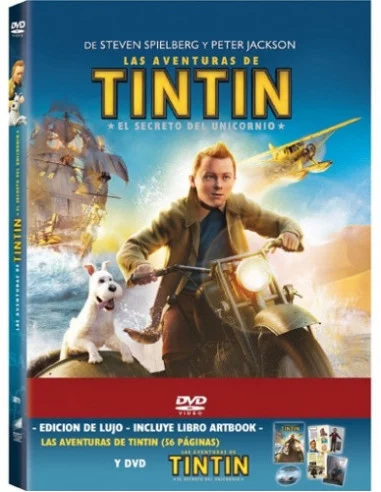 es::Las Aventuras De Tintín: El Secreto DeL Unicornio Formato Dvd + Libro