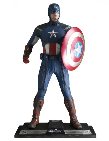 es::Los Vengadores. Estatua Tamaño Real Capitán América 198 Cm