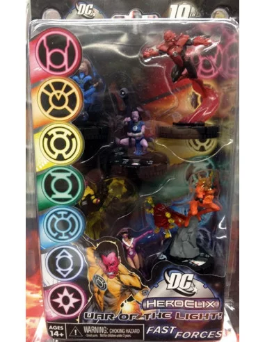 es::Dc Heroclix 75Th Ann. - War Of ThE Light Fast Forces 6-PACK