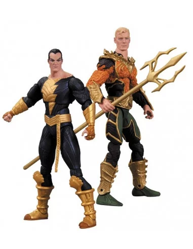 es::Injustice Pack 2 Figuras Aquaman Vs Black Adam