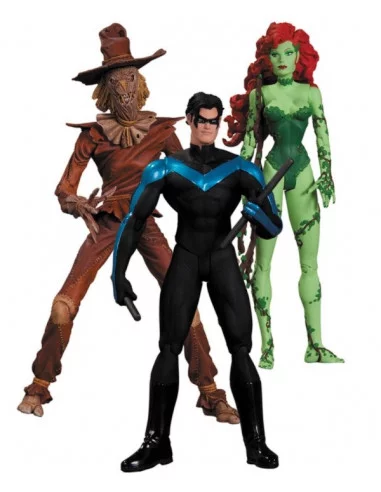 es::Batman Hush Pack 3 Figuras: Scarecrown, Nightwing & Poison Ivy