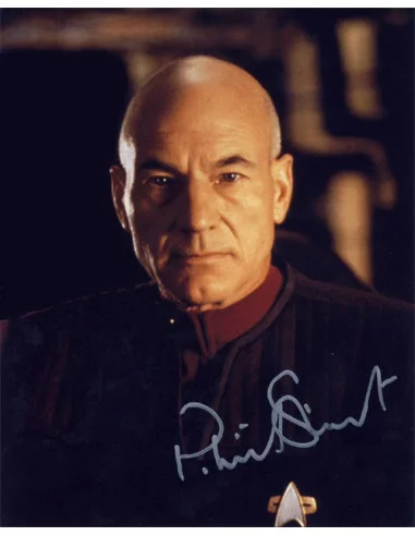 es::Autógrafo Original: Patrick Stewart - Picard - Star Trek