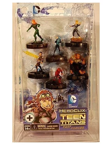 es::Dc Heroclix - Teen Titans "The Ravagers" Fast Forces 6-PACK