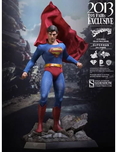 es::Superman III: Figura 1/6 evil Superman Hot Toys 2013 Toy Fair exclusive