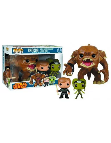 es::Star Wars POP! Vinyl pack de 3 Figuras Rancor, Luke Skywalker & Slave Oola 9 - 15 cm