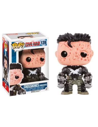 es::Captain America Civil War POP! Vinyl Cabezón Crossbones Unmasked 9 cm