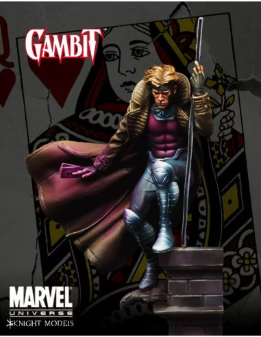 es::X-Men: Gambit - Figura de metal para pintar Knight Models