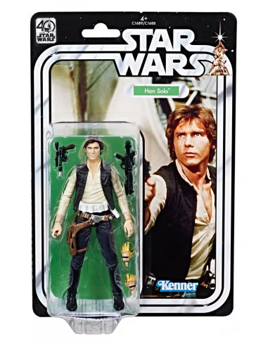 es::Star Wars Black Series Figura Han Solo Episodio IV 40th Anniversary 15 cm