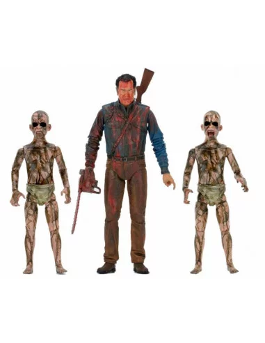 es::Ash vs. Evil Dead Pack de 3 Figuras Bloody Ash vs Demon Spawn 14-18 cm