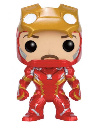 es::Captain America Civil War POP! Vinyl Cabezón Iron Man Unmasked 9 cm