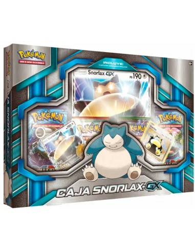 es::Pokémon Sol y Luna JCC: Caja Snorlax-GX - Juego de cartas coleccionable