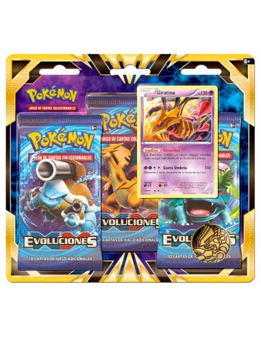 es::Pokémon Sol y Luna JCC: Blíster Giratina - Juego de cartas coleccionable