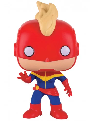 es::Marvel Comics POP! Marvel Vinyl Figura Captain Marvel Masked 9 cm