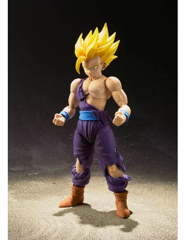 es::Dragon Ball Figura Super Saiyan Son Gohan Battle Damaged Figura SH Figuarts 12 cm