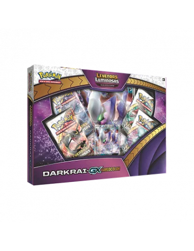 es::Pokémon JCC Caja Darkrai-GX variocolor de Leyendas Luminosas - Juego de cartas coleccionable