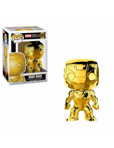 es::Marvel Studios 10 POP! Marvel Vinyl Figura Iron Man Chrome 9 cm