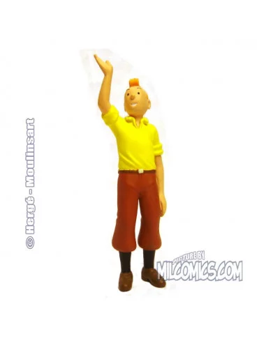 es::TINTÍN SALUDO PEQUEÑO - Figura PVC Tintín 6 cm