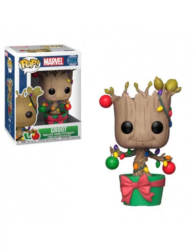 es::Marvel Comics POP! Marvel Holiday Vinyl Cabezón Groot Lights & Ornaments 9 cm