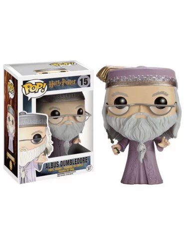 es::Harry Potter POP! Movies Vinyl Figura Albus Dumbledore with wand 10 cm