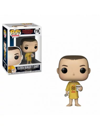 es::Stranger Things POP! TV Vinyl Figura Eleven in Burger Tee 9 cm