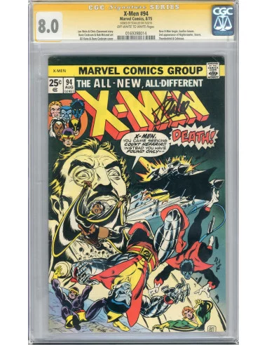 es::Uncanny X-Men 94 CGC 8.0 SS Stan Lee - Comic certificado V.O.