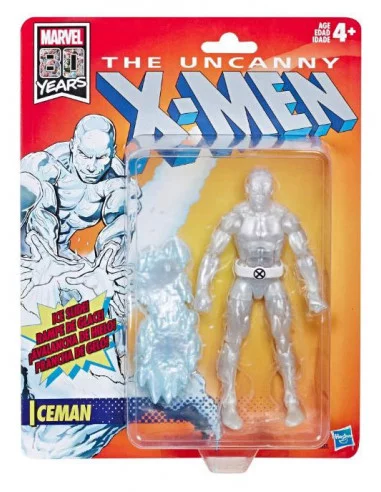 es::Marvel Legends X-Men Retro Figura Iceman15 cm